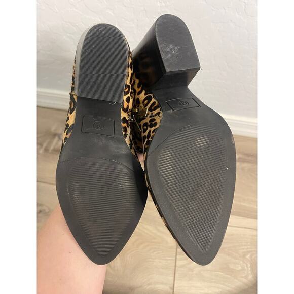 Women’s leopard print booties - Picture 9 of 10